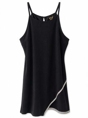 Planet Gold Planet Gold Black Rhinestone Slip Dress XXXL Fits XL NWT